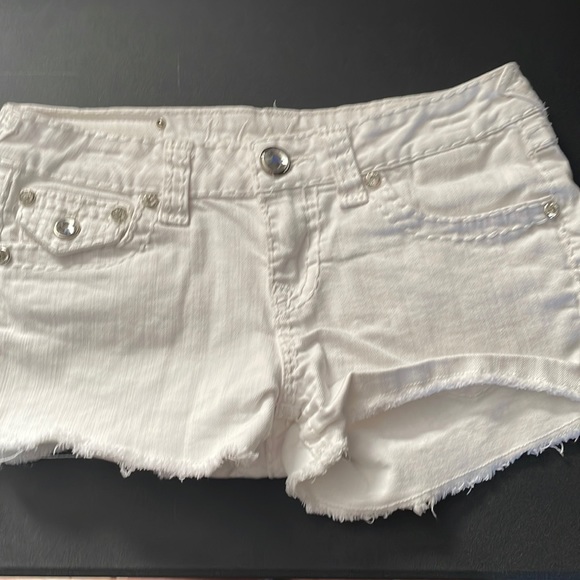 LA Idol USA ladies Jean shorts size M - Picture 1 of 16